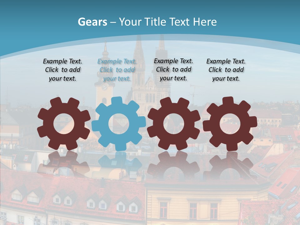 Table Trategy Figure PowerPoint Template