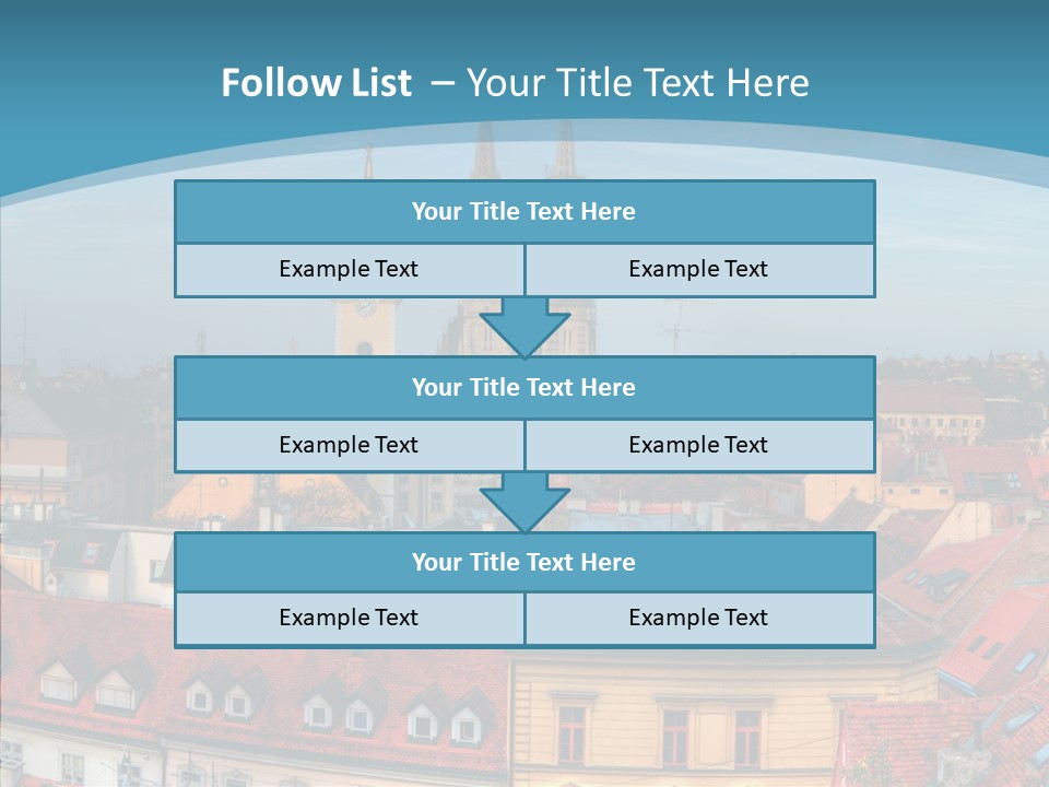 Table Trategy Figure PowerPoint Template