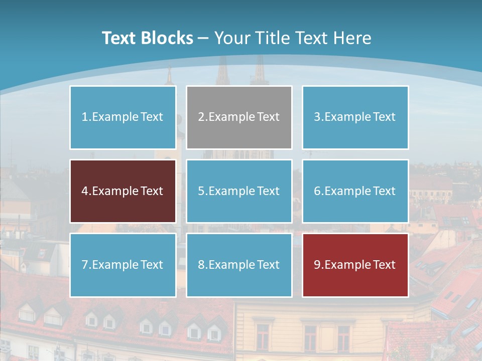 Table Trategy Figure PowerPoint Template