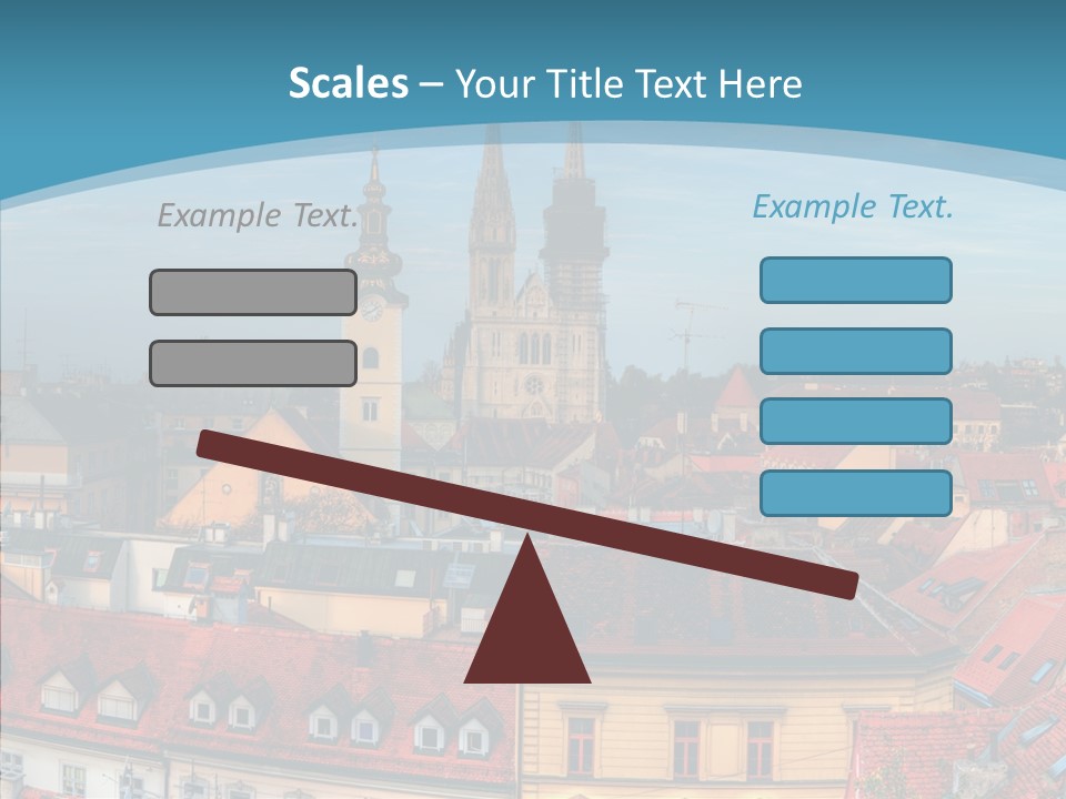 Table Trategy Figure PowerPoint Template