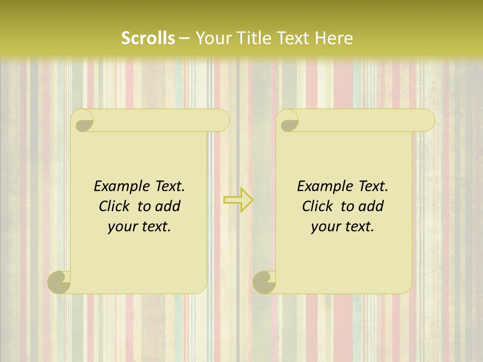Clip Art Ragged Dirty PowerPoint Template