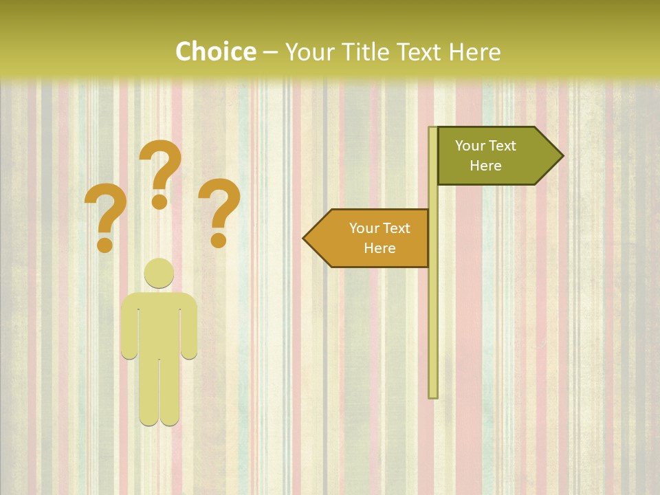 Clip Art Ragged Dirty PowerPoint Template