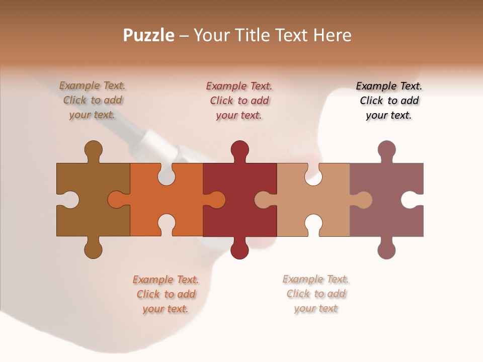 Isolated Professional Nose PowerPoint Template