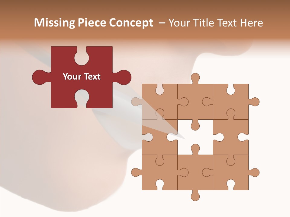 Isolated Professional Nose PowerPoint Template