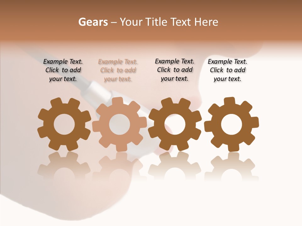 Isolated Professional Nose PowerPoint Template