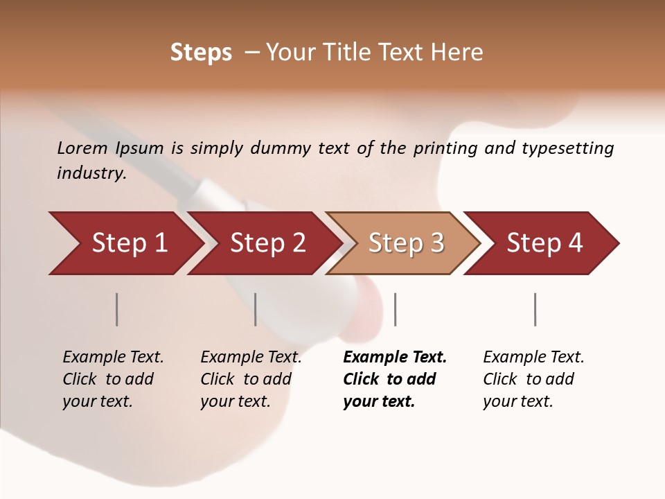 Isolated Professional Nose PowerPoint Template