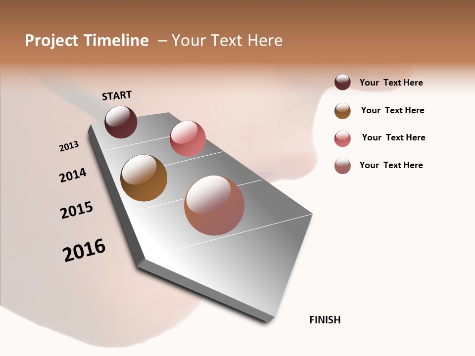 Isolated Professional Nose PowerPoint Template