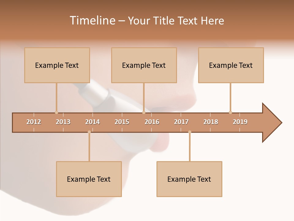 Isolated Professional Nose PowerPoint Template