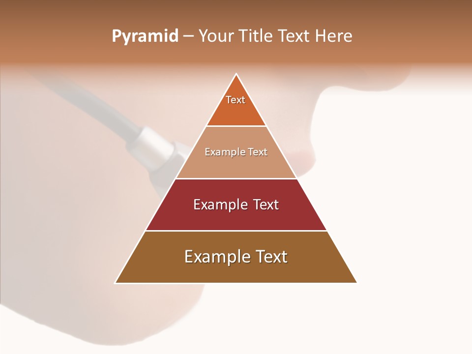 Isolated Professional Nose PowerPoint Template