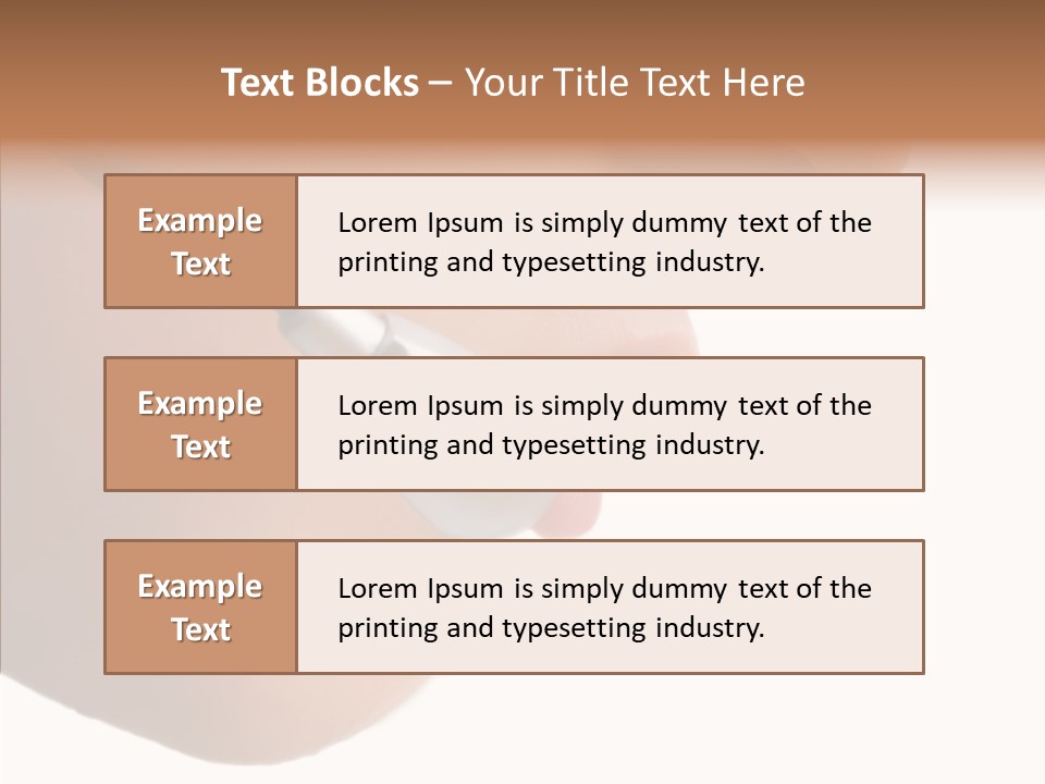 Isolated Professional Nose PowerPoint Template