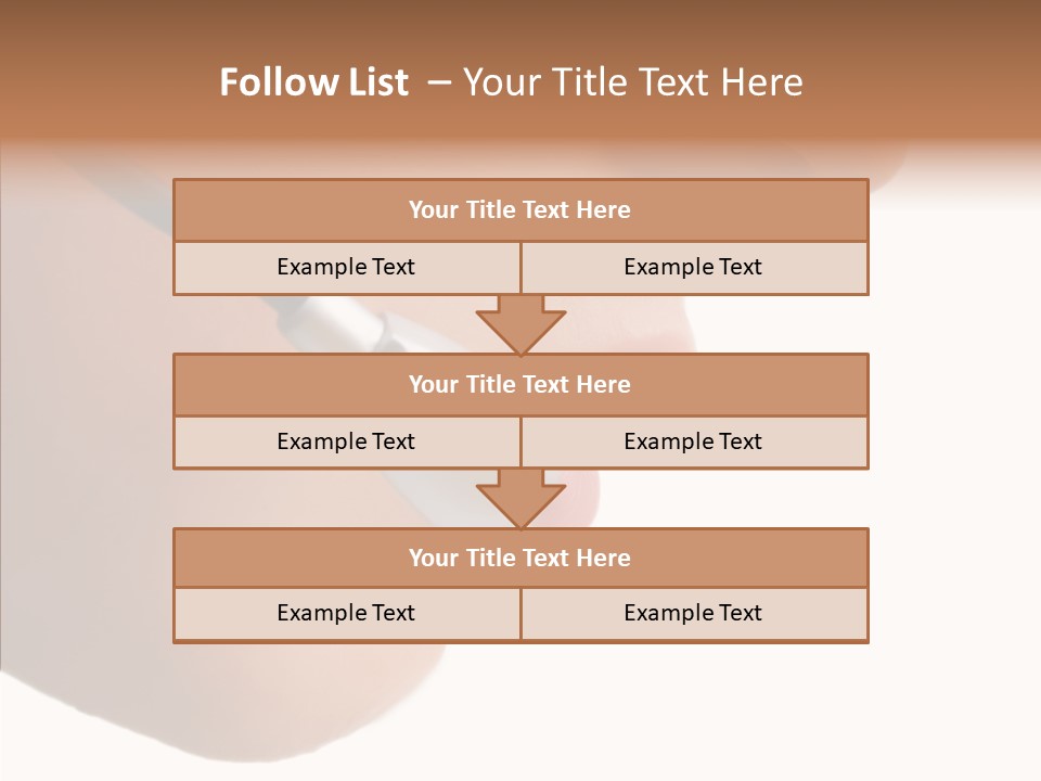 Isolated Professional Nose PowerPoint Template
