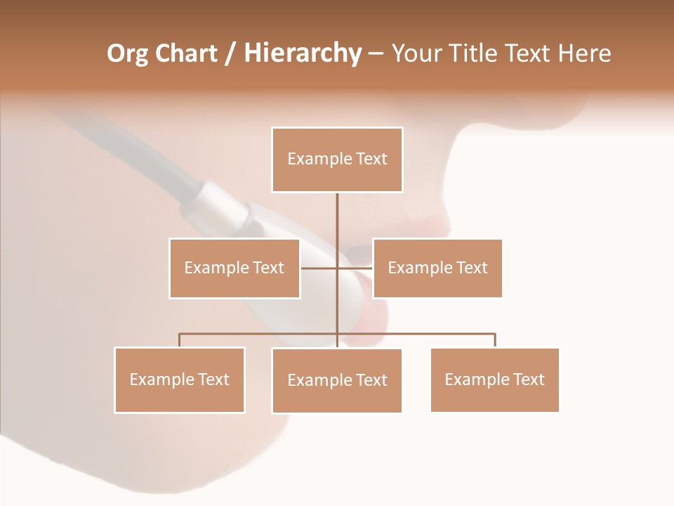 Isolated Professional Nose PowerPoint Template