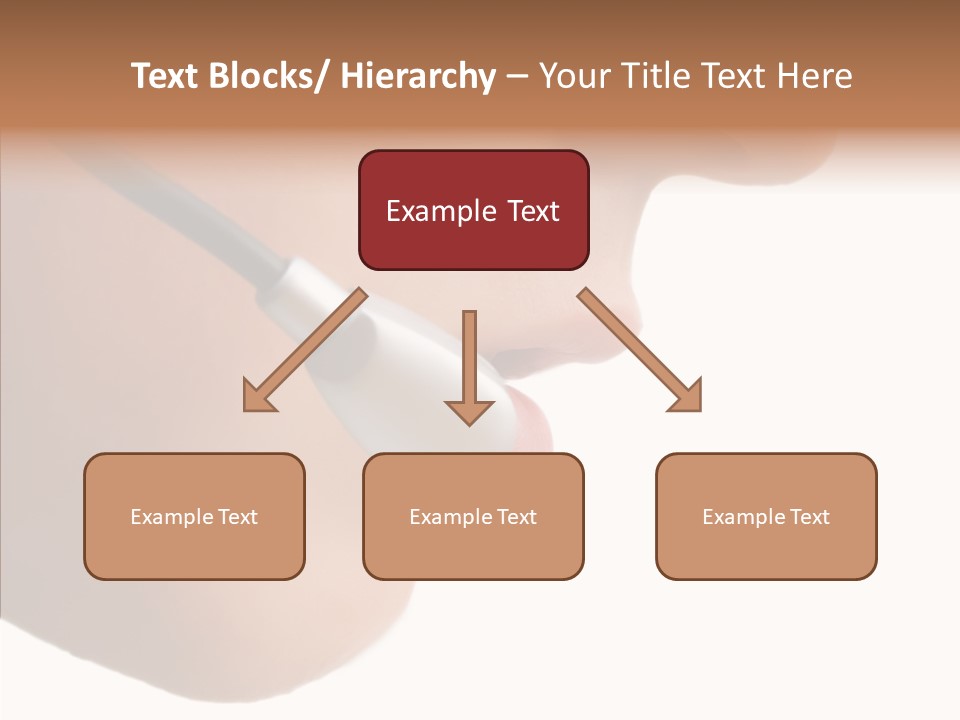 Isolated Professional Nose PowerPoint Template