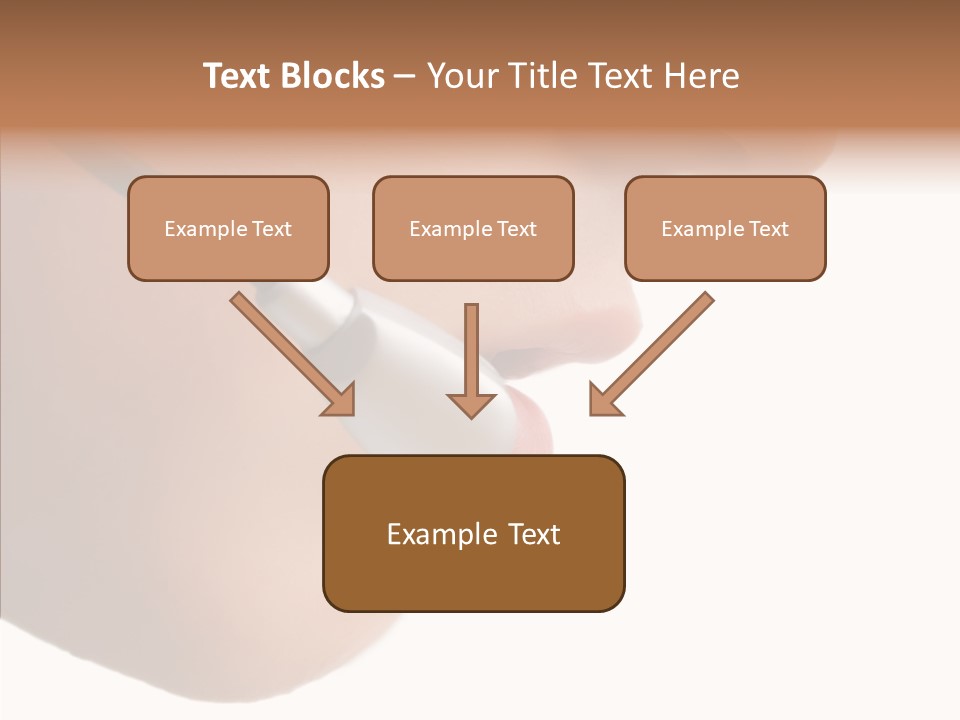Isolated Professional Nose PowerPoint Template