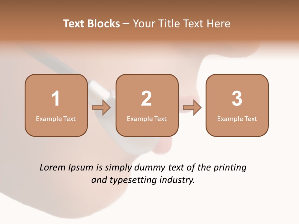 Isolated Professional Nose PowerPoint Template