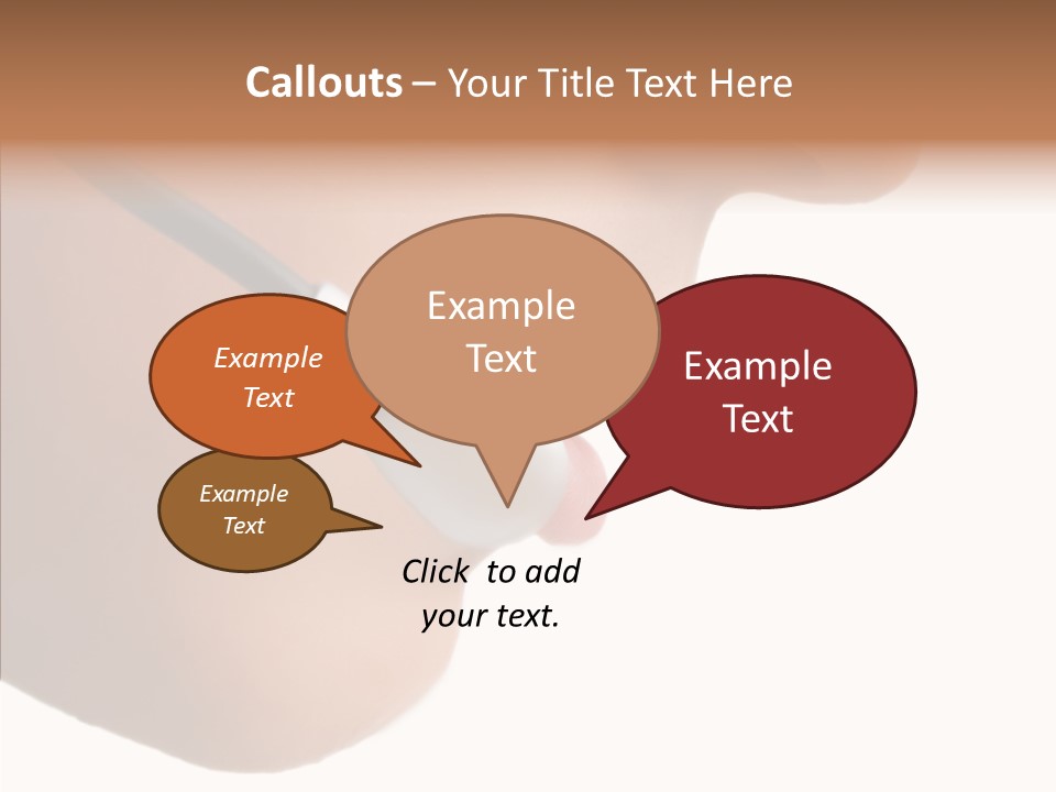 Isolated Professional Nose PowerPoint Template