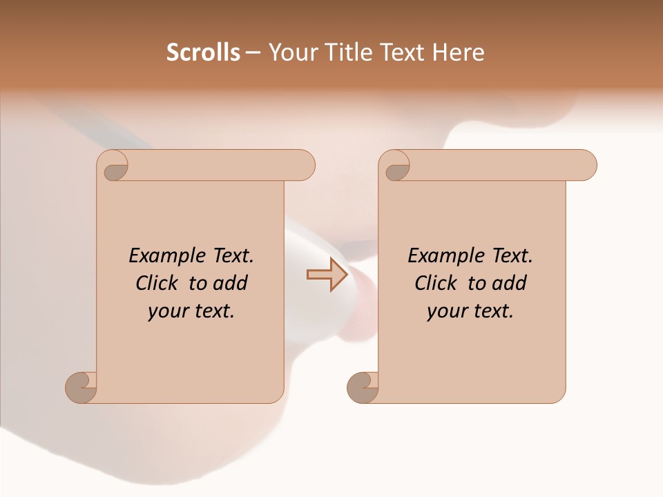 Isolated Professional Nose PowerPoint Template