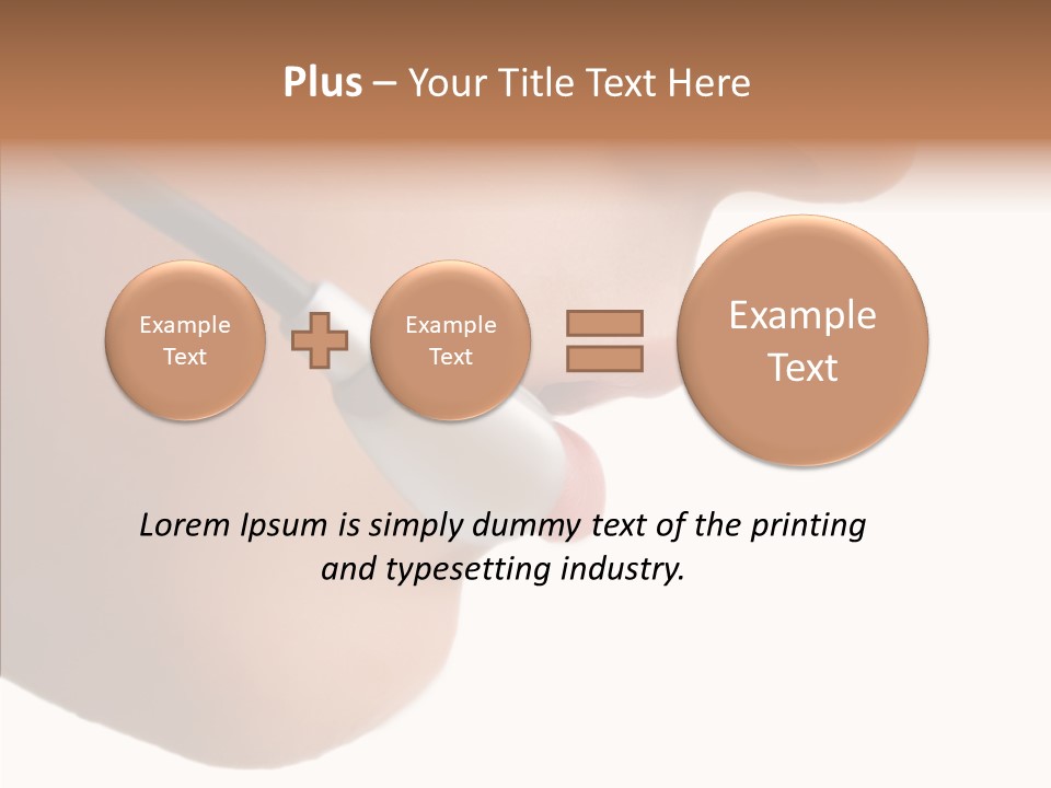 Isolated Professional Nose PowerPoint Template