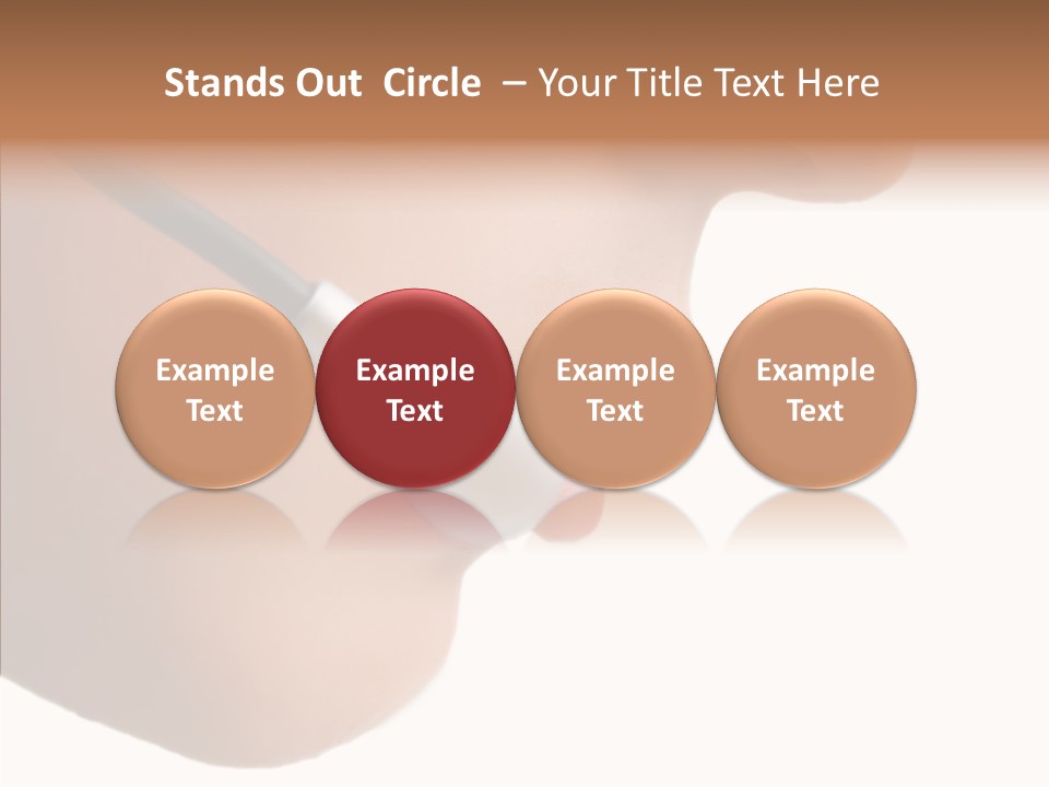 Isolated Professional Nose PowerPoint Template