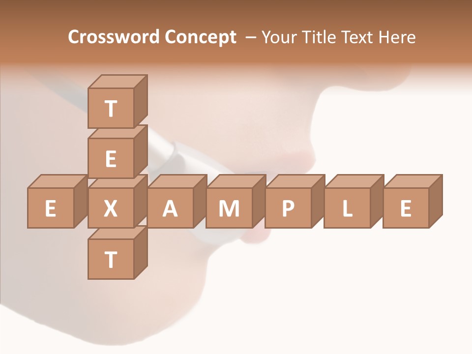 Isolated Professional Nose PowerPoint Template