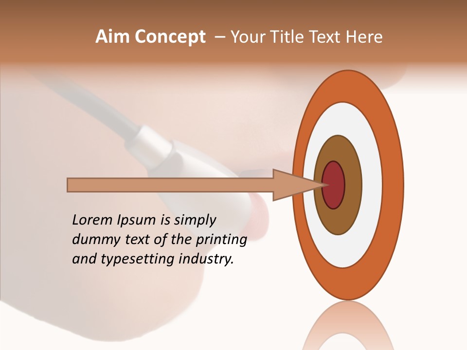 Isolated Professional Nose PowerPoint Template