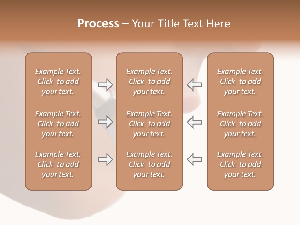 Isolated Professional Nose PowerPoint Template