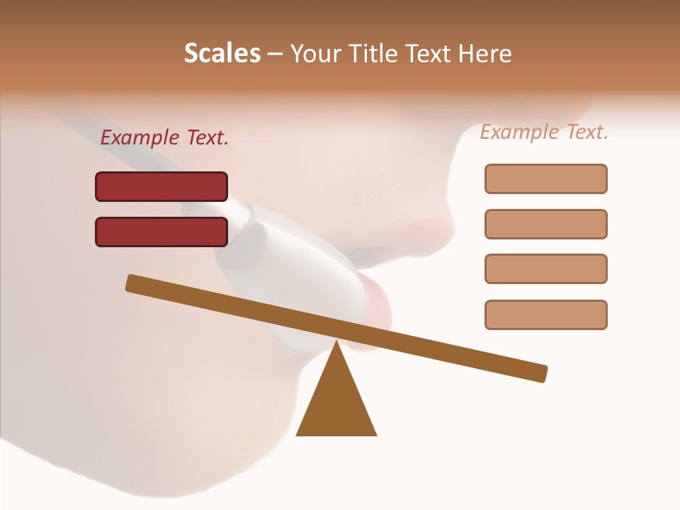 Isolated Professional Nose PowerPoint Template