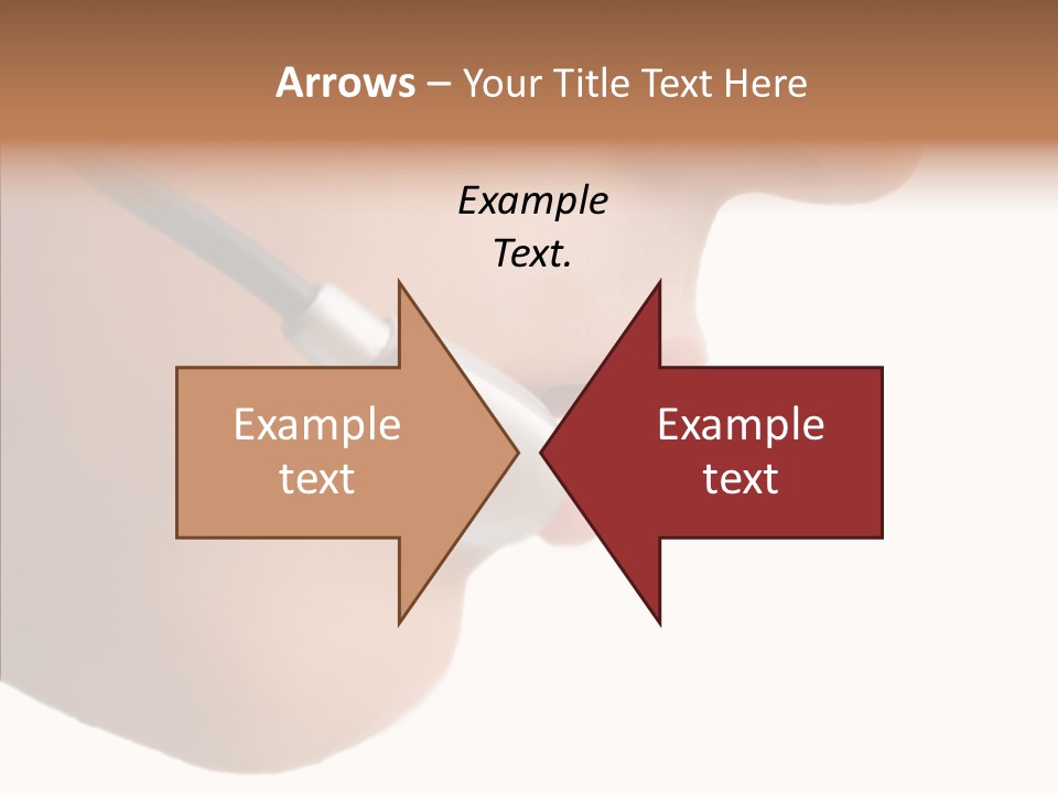 Isolated Professional Nose PowerPoint Template