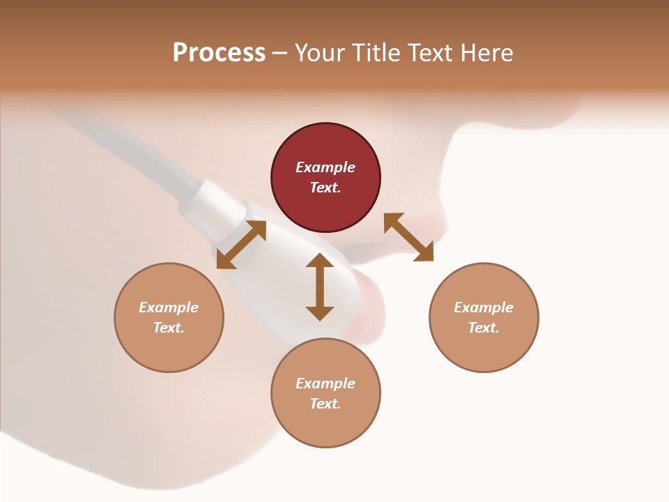 Isolated Professional Nose PowerPoint Template