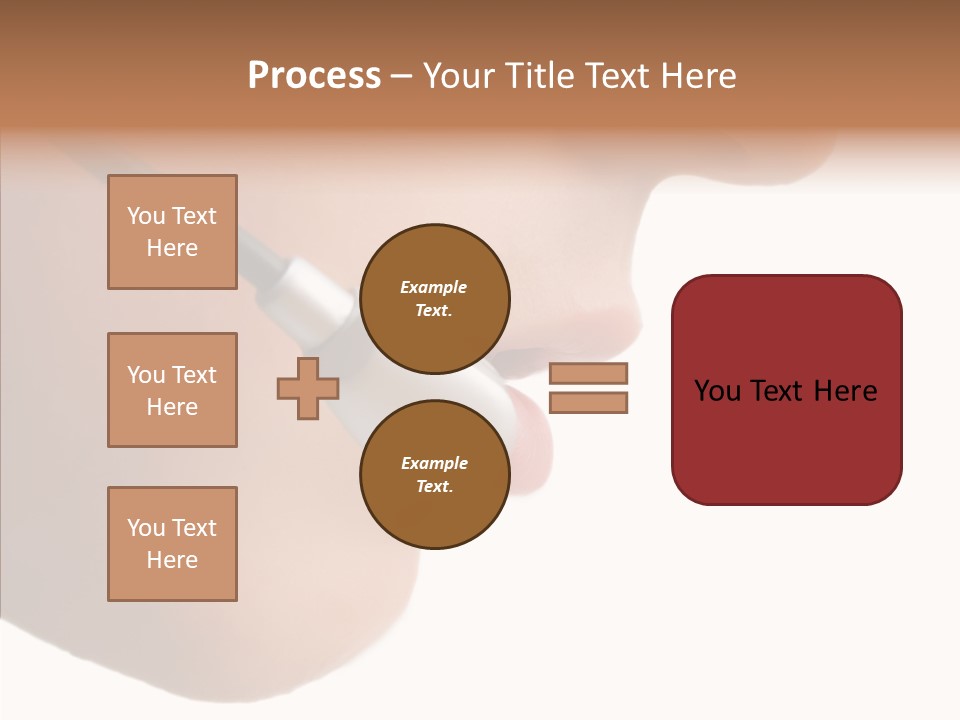 Isolated Professional Nose PowerPoint Template