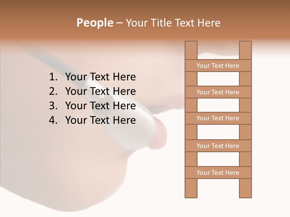 Isolated Professional Nose PowerPoint Template