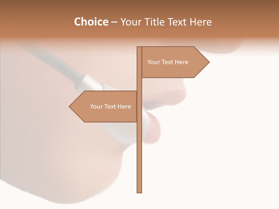 Isolated Professional Nose PowerPoint Template