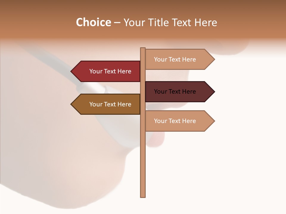 Isolated Professional Nose PowerPoint Template