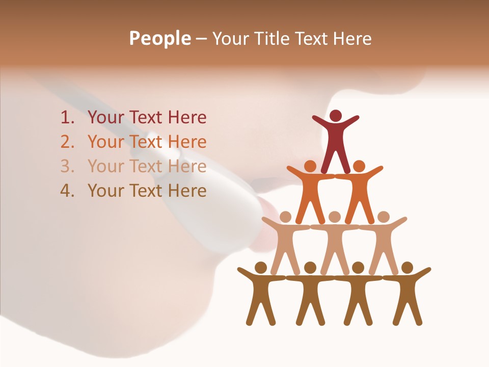 Isolated Professional Nose PowerPoint Template