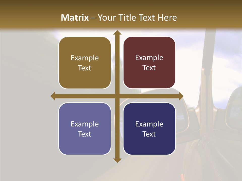 Mirror Abstract View PowerPoint Template