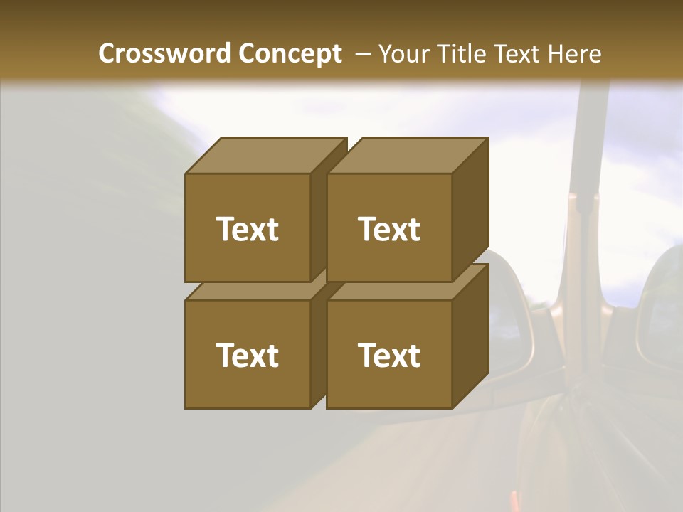 Mirror Abstract View PowerPoint Template