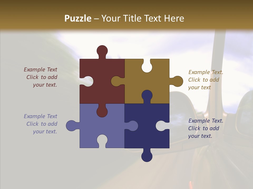 Mirror Abstract View PowerPoint Template