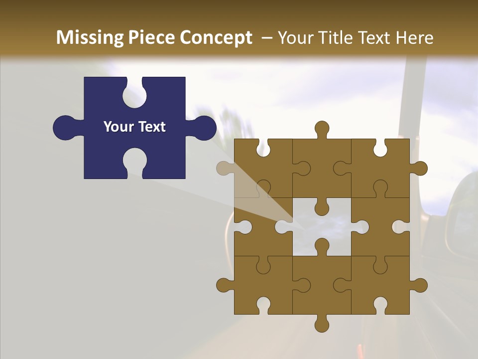 Mirror Abstract View PowerPoint Template