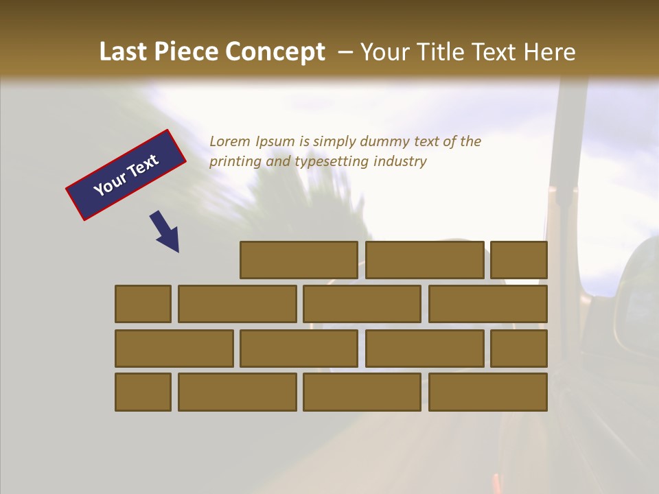 Mirror Abstract View PowerPoint Template