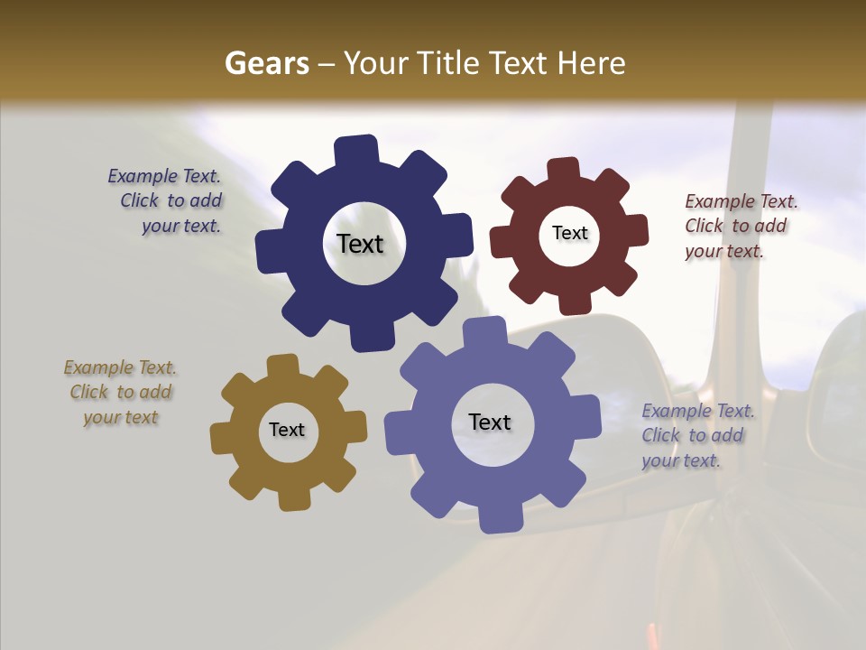 Mirror Abstract View PowerPoint Template