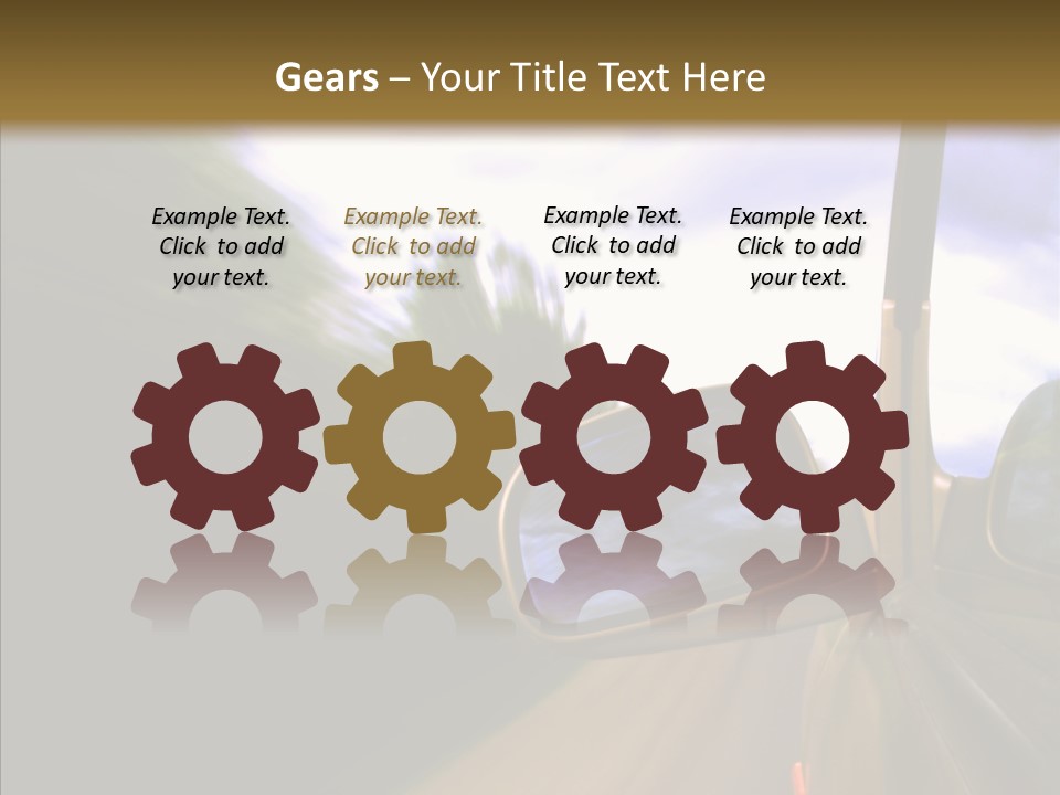 Mirror Abstract View PowerPoint Template