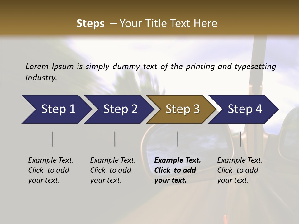 Mirror Abstract View PowerPoint Template