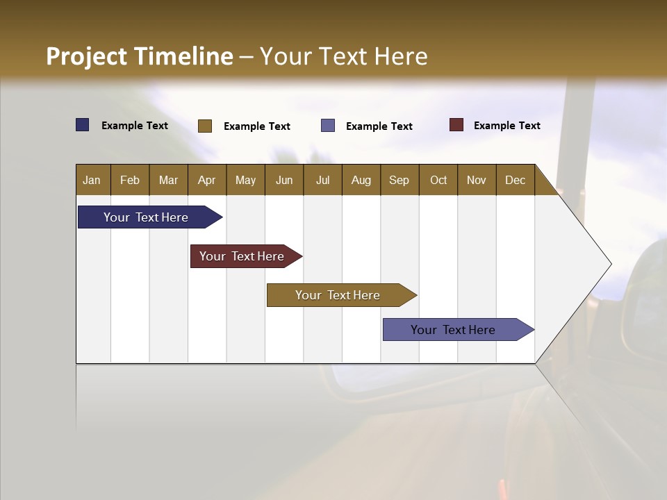 Mirror Abstract View PowerPoint Template