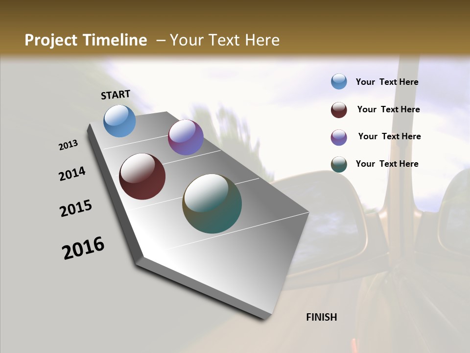 Mirror Abstract View PowerPoint Template