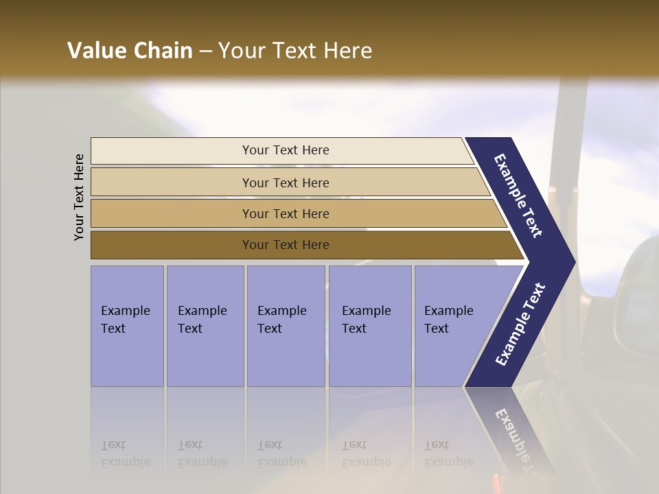 Mirror Abstract View PowerPoint Template