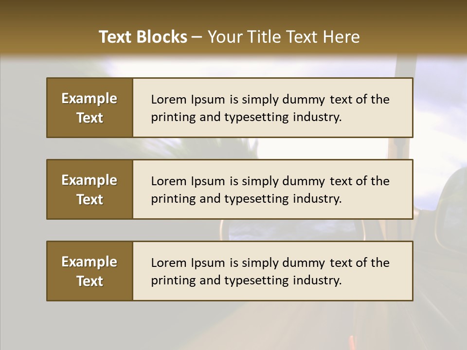 Mirror Abstract View PowerPoint Template