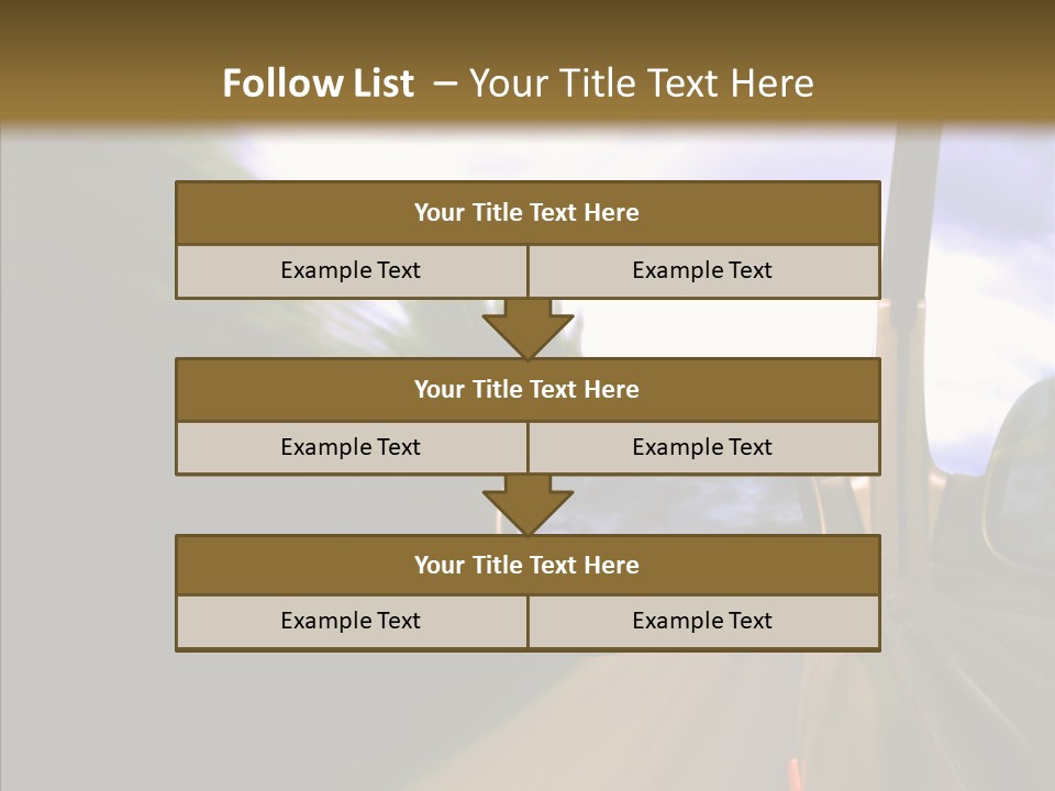 Mirror Abstract View PowerPoint Template