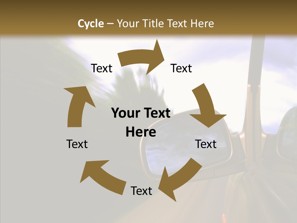 Mirror Abstract View PowerPoint Template