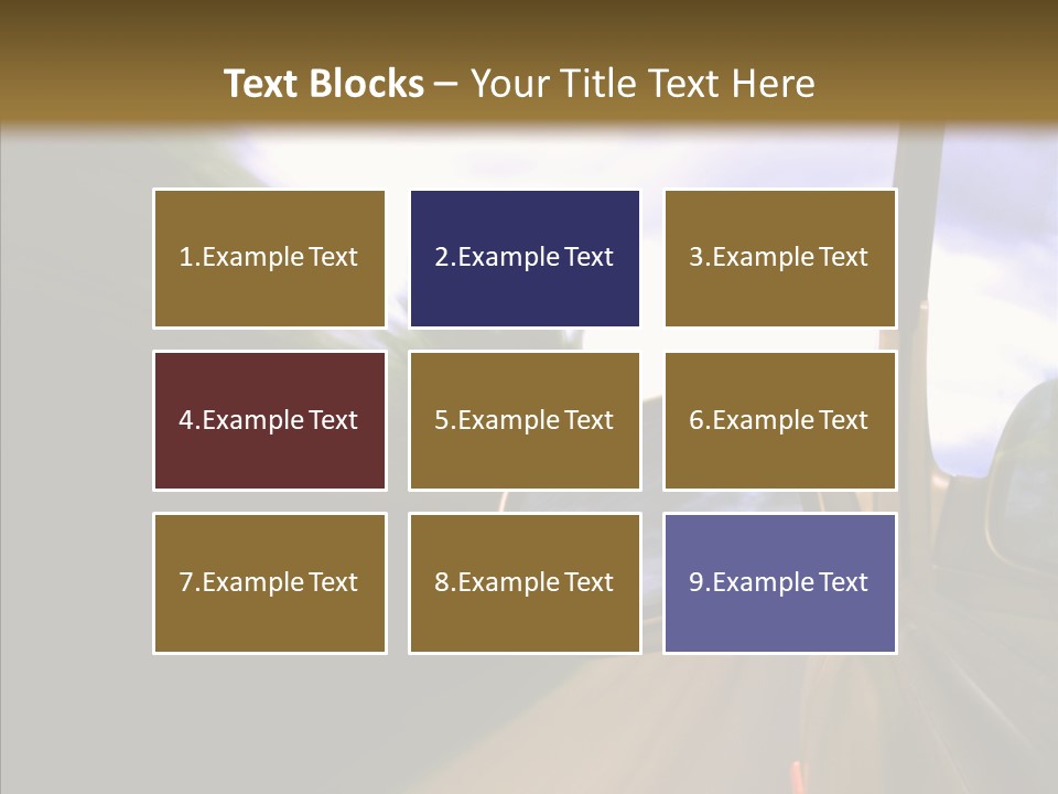Mirror Abstract View PowerPoint Template