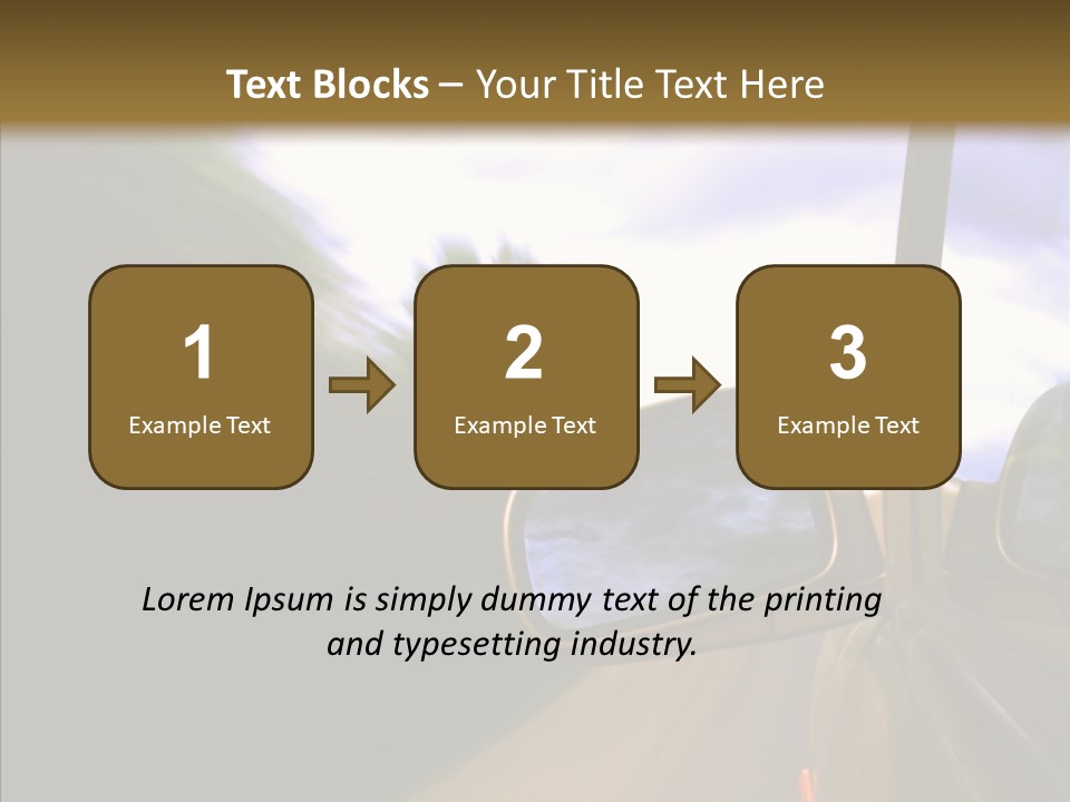 Mirror Abstract View PowerPoint Template